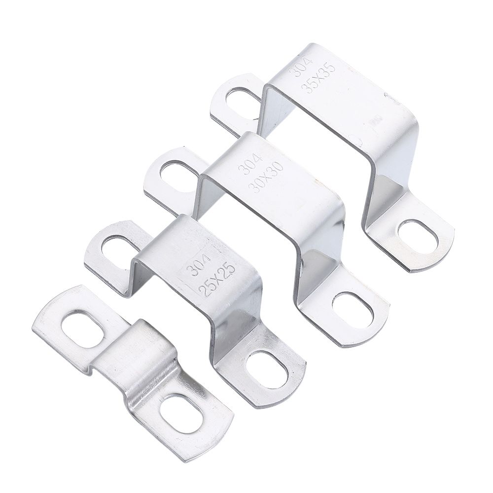 Saddle Clip Horseback Hose Clamp Plumbing Tightening M-shaped U-shaped Square Rectangle Ohm Tube Card 10x10