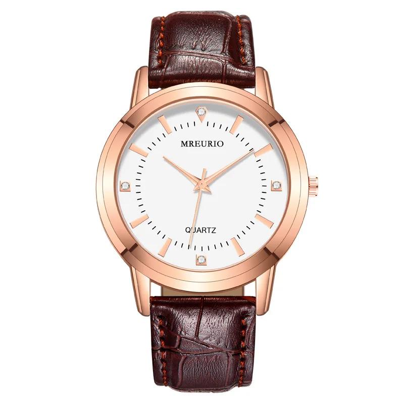 Watches for Man Business Wrist Watch Luxury Leather Strap Analog Quartz Watches Couple Wristwatches Clock Simple Man Watch Reloj