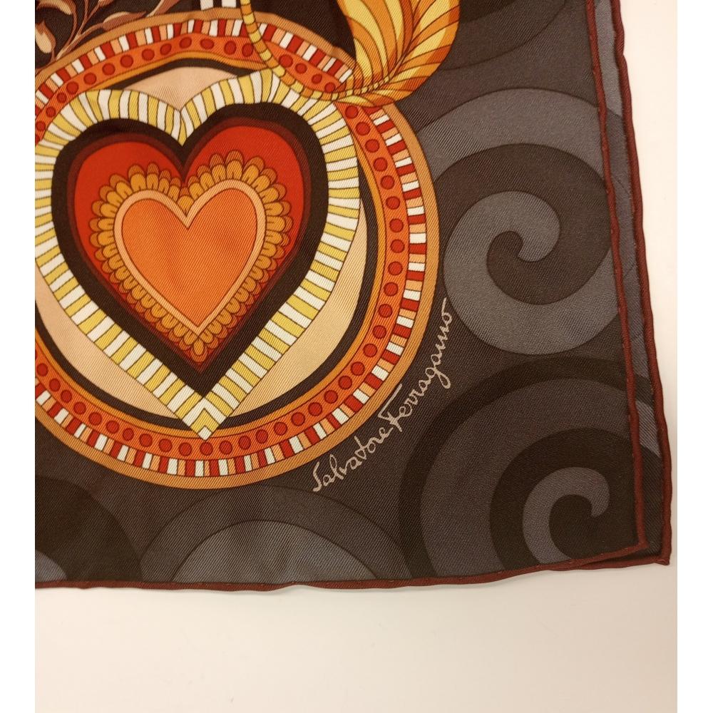 

Ferragamo Salvatore Ferragamo Women S 707750 Print Silk Scarf Multi
