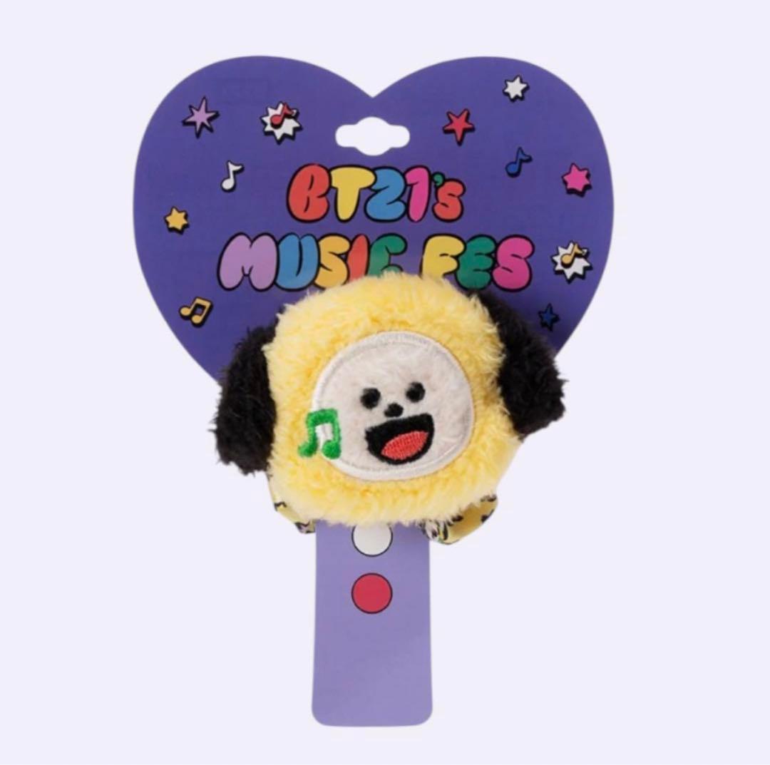 [USED] Official BT21 CHIMMY Light Stick Mascot Scrunchie BTS