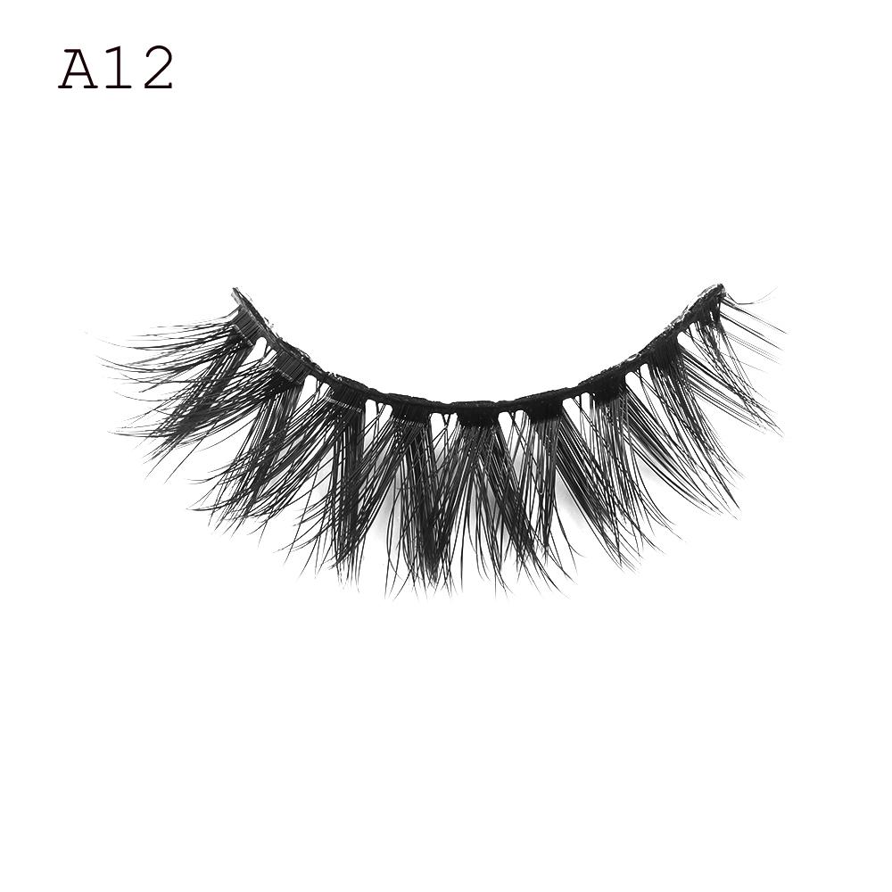 Attractive Beauty Makeup Handmade Voluminous Cilia False Eyelashes Wispy Lashes Extension Tools