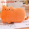 Cute Cookie Cat Plush Toy With Pp Cotton Filling For Kids Bedroom Decor
