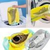 1/4PC Reusable Shoe Wash Dry Bags Durable Polyester Breathable Mesh Design with Zipper for All Shoe Types Sizes Machine Washable