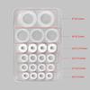 1Sheet S/L Faucet O-Ring Sealing Gasket Replacement High Temperature Resistant Pipe Connection Gasket Elastic Silicone