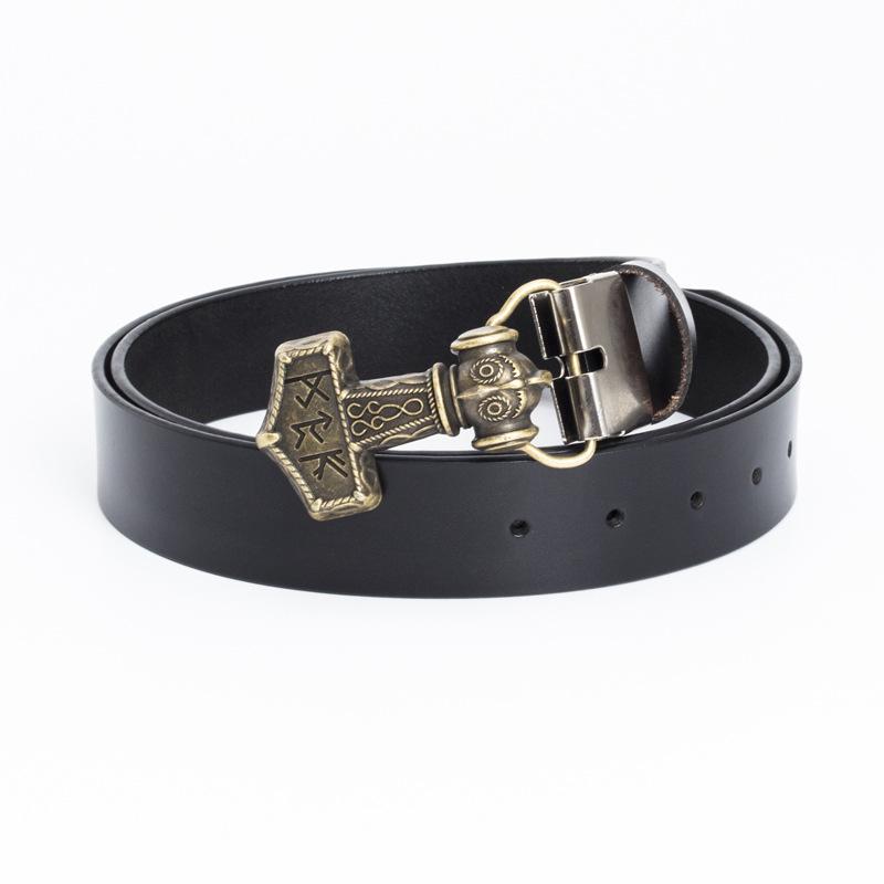 Pásek z zinkové slitiny, kožený opasek Quake, noční klub, pánský módní opasek