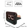 Plug Vehicle Panel 600V50A High Current Charging Connector For Vehicle Plug Base
