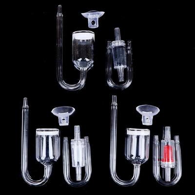 CO2 Diffuser Kits U Shape Glass for Aquarium Planted for Tank Creates R