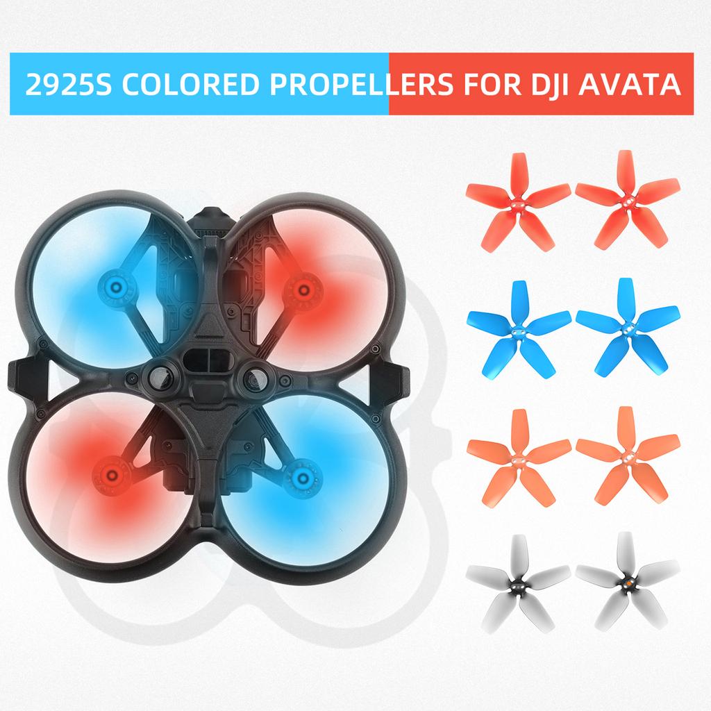 Lightweight RC Airplane Propellers for Avata Drone Strong Quadcopter Propellers Blades Accessories Replacements