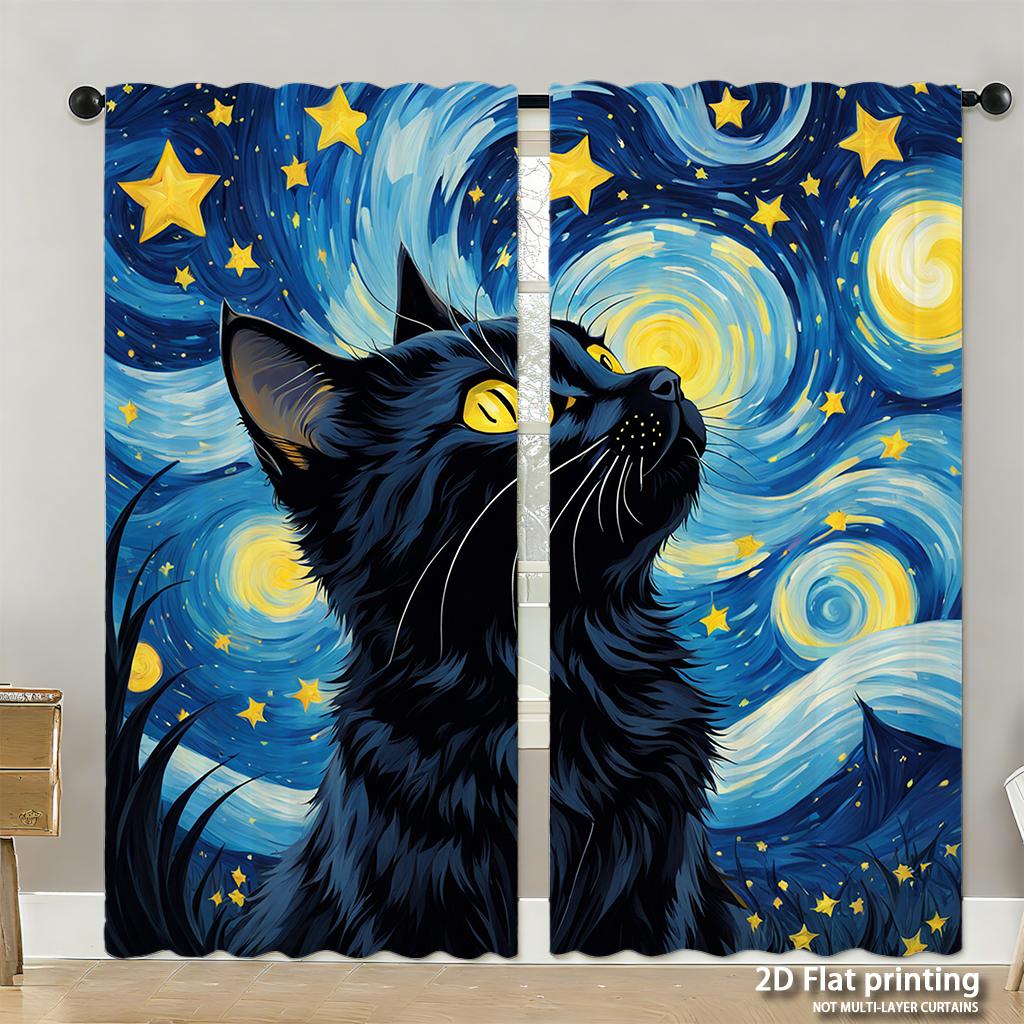 Piece Set High Definition Digital Printed Curtainsred Background Christmas Ornaments Snowman Festive Holiday Decorhome Deco Curtain Made Of Polyester