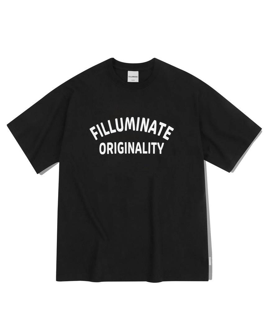 FILLUMINATE Oversized Originality Arch T-Shirt - Black