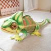 Realistic Plush Chameleon Stuffed Toy Large 80cm And 110cm Soft Pp Cotton