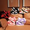 "Douyin-Inspired AJ1 Coconut Slippers: Retro Cotton Home Footwear for Couples"