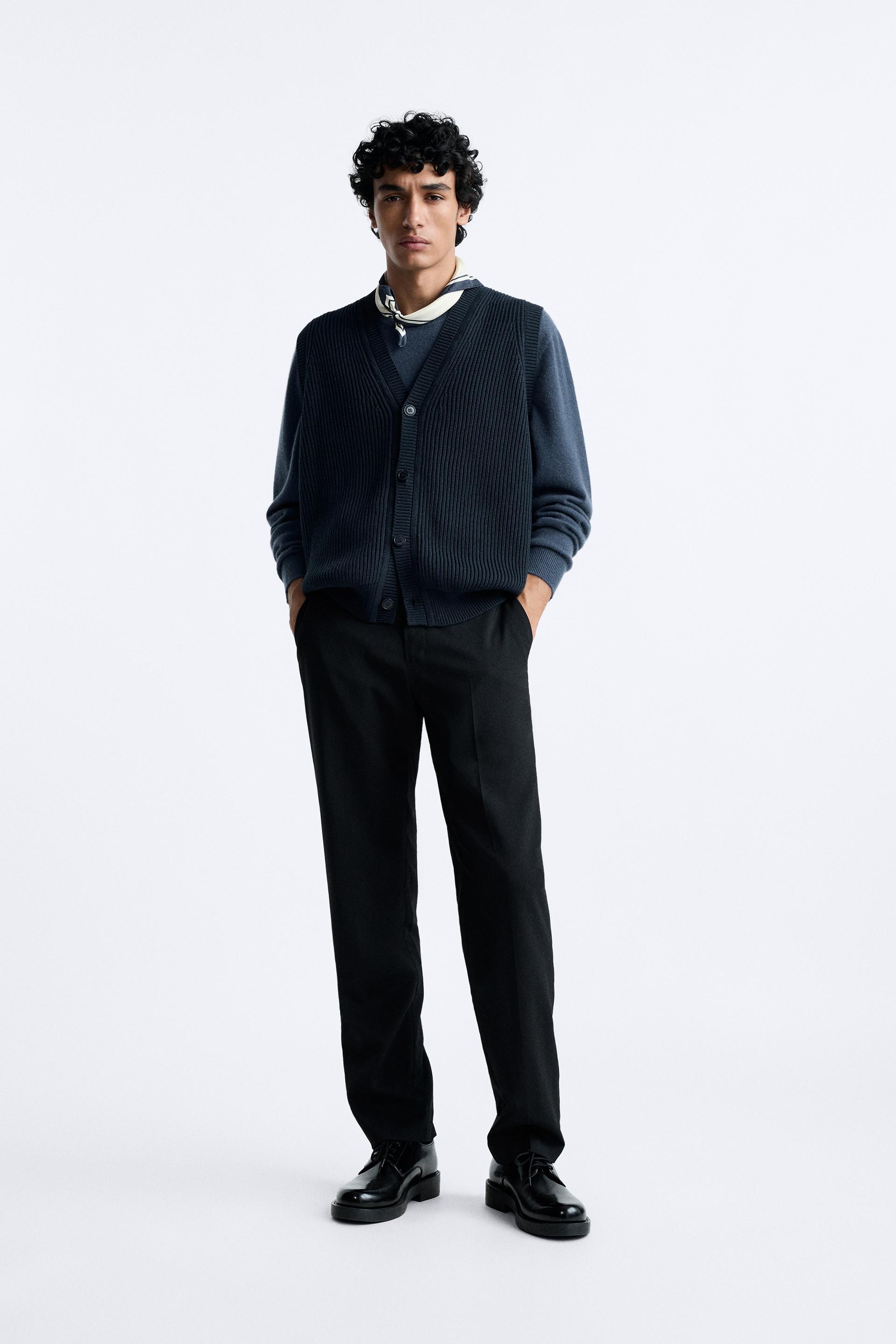 

ТРИКОТАЖНЫЙ ЖИЛЕТ ИЗ ХЛОПКА