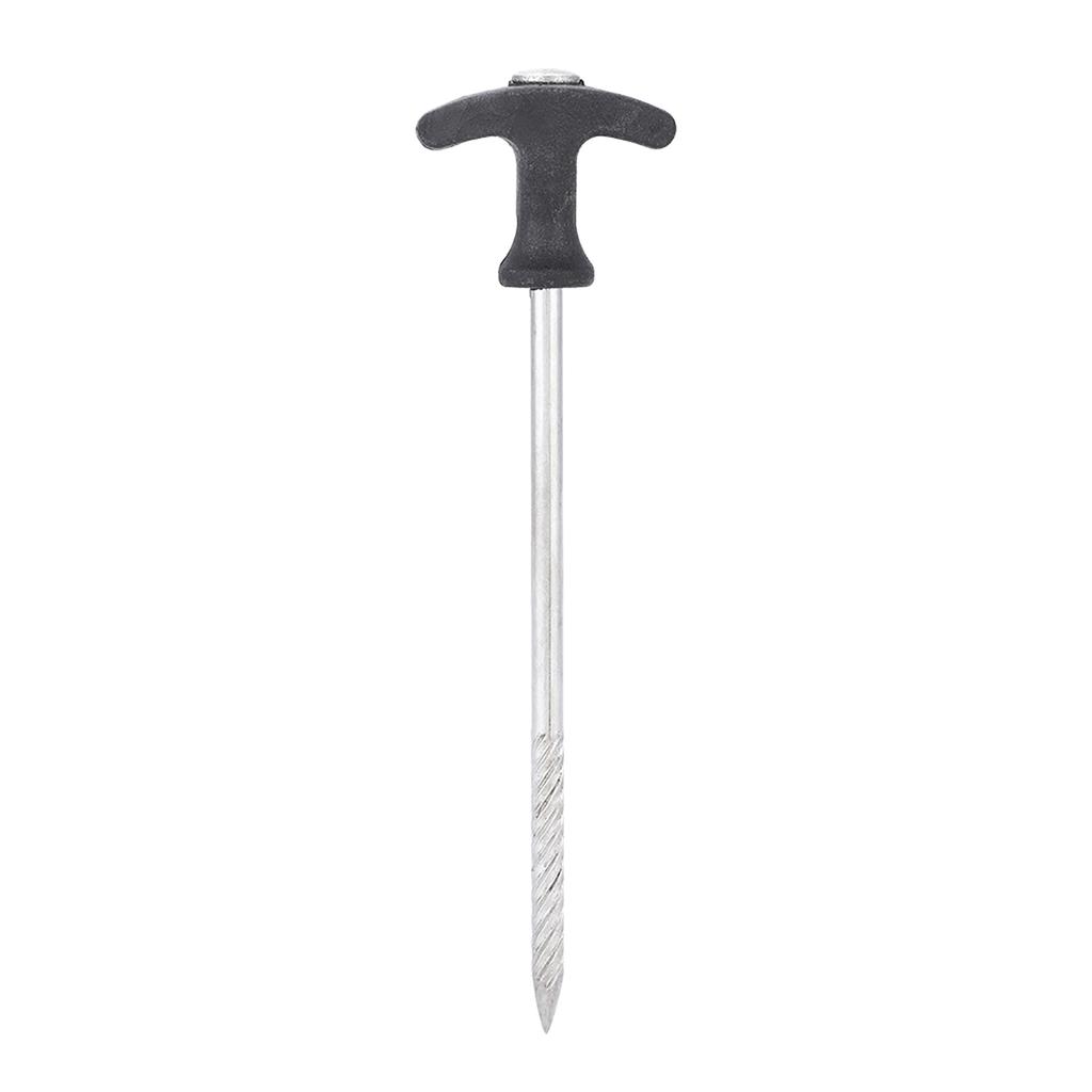 5PCS Stainless Steel Tent Peg Ground Nails Screw Nail Stakes for Frozen Soil Ice Surface