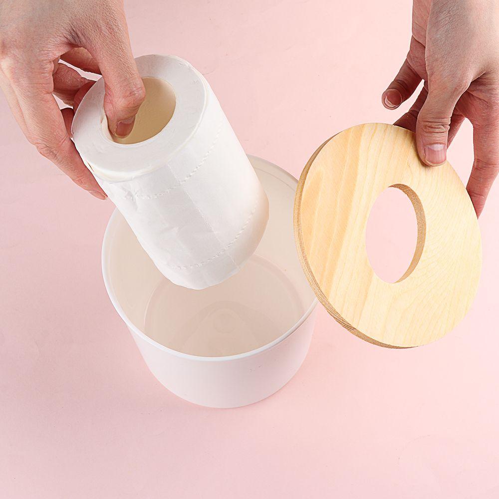 3 PCS Creative Wood Interior Products Wooden Tissue Box Napkin Paper Boxes Storage Case Cover Holder