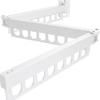 Wall Mounted Foldable Metal Clothes Drying Rack Window Retractable Clothes Drying Rack Home Balcony Folding Clothes Drying Rack