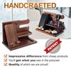 Gifts for Men Wood Phone Docking Station Desk Organizer Fathers Gifts Gifts for Him Xmas Gift Anniversary Birthday Presents Nightstand Key