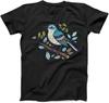Blue Bird On Branch T-shirt
