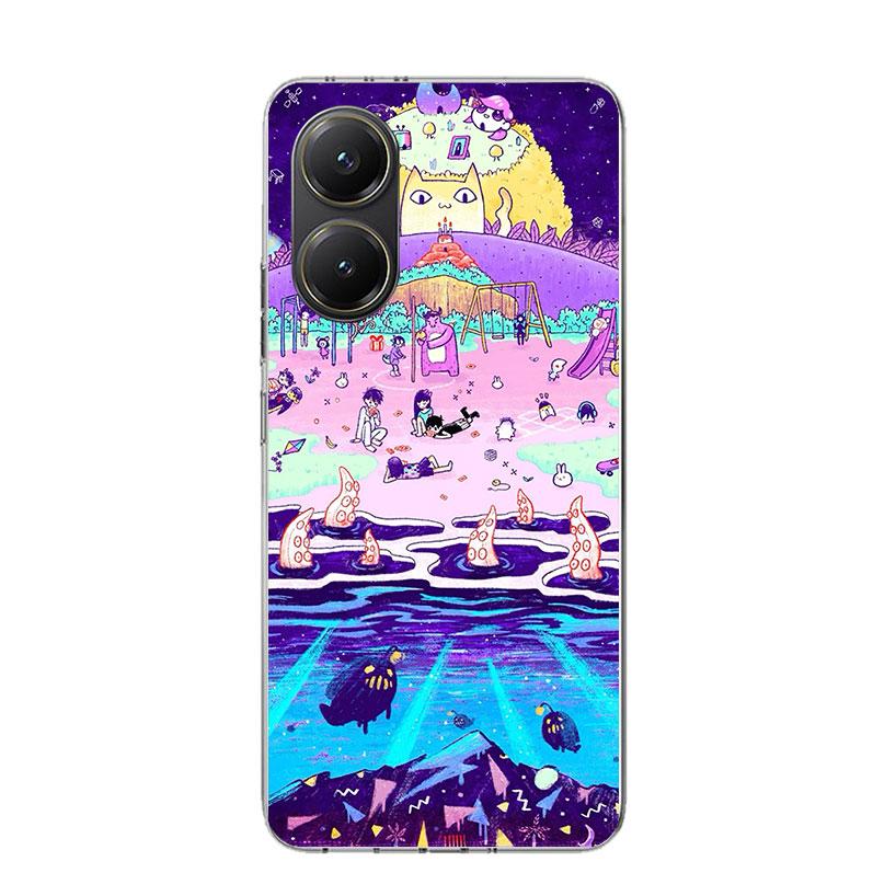 Game O-Omori Cartoon Phone Case For Xiaomi Poco X7 X6 X5 Pro F7 Ultra Redmi 15C 15 13 13C 12 12C 10 10A 10C 9 9A 9C 9T Cover Poc
