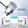 Drehbarer multifunktionaler Verlängerungs-Wasserhahnbelüfter, 1080 Grad schwenkbarer Roboterarm, Wasserfilter, Waschbecken, Wasserhahn, Bubbler, Waschbecken