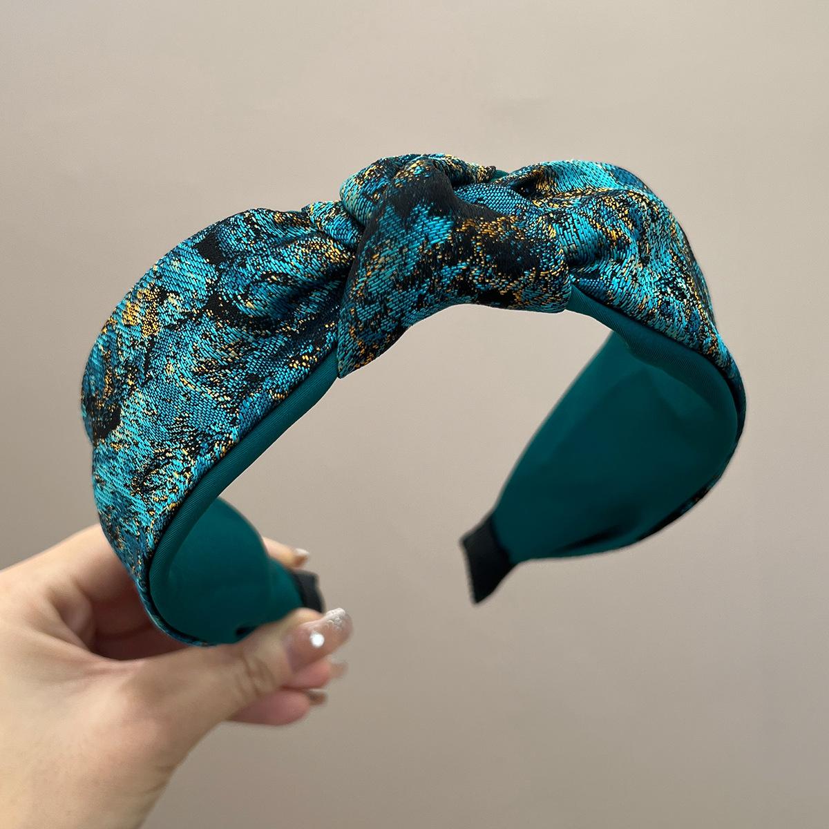 

Тай-дай Сатин Узел Крест Повязка на голову Взрослые Аксессуары для волос Бижутерия для волос