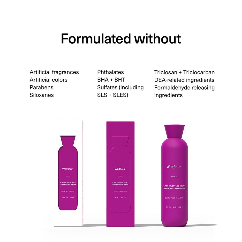 Wildfleur Салициловая кислота 0,45 + Иван-чай Очищающее средство 6,7 унций