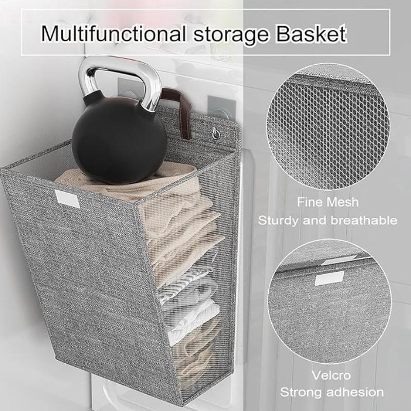 1 Stück Haushaltskorb für schmutzige Kleidung, Aufbewahrungskorb für Kleidung, Korb für schmutzige Kleidung, Aufbewahrungskorb für Yogamatten, zusammenklappbarer Korb für schmutzige Kleidung