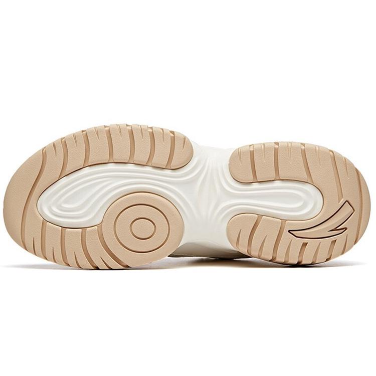 Anta Mesh, Synthetic Leather Cushioning Slip Resistant Abrasion Resistant Lightweight Low Top Chunky Sneakers Women's 922027033-2