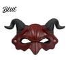 Horror Costume Accessory Demon Horn Mask Halloween Devil Head Cosplay Prop Masquerade Lightweight Face Mask Party Accessory Carnival Trick or Treat