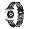 Pulseira de metal para apple watch ultra 10 9 8 7 6 5 se pulseira para iwatch 49mm 45mm 46mm 42mm 41mm Pulseira de substituição hexagonal