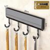 Space-Saving Kitchen Wall Rack: Punch-Free Aluminum Multi-Function Storage Hooks