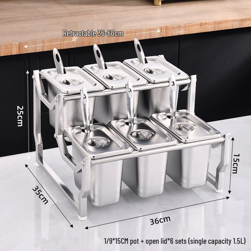 Handun Stainless Steel Gastronorm Pan and Rack Set