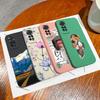 For Xiaomi Redmi Note 11S Cases Cartoon Liquid Silicone Full Coverage Anti Drop Shell For Xiaomi Redmi Note11S 11 S Coque Capa
