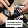 Student Digital Waterproof Led Watch With Large Dial And Night Glow For Teens