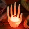 Glowing Skeleton Hand with LED Light Halloween Scary Lamp Decoration Realistic Scary Hand Lamps for Indoor and Outdoor