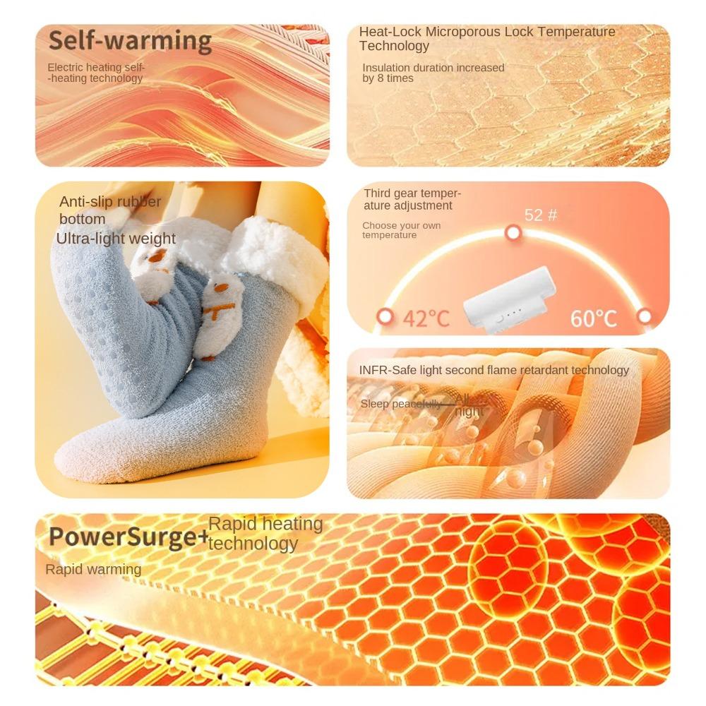 1800mAh Warm Sock 3 Speed Adjustment Foot Warmer High Quality Electric Sock  Winter