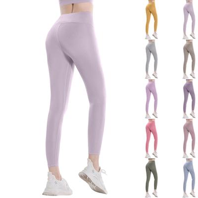 Women's Long Quick-Dry Fitness Sports Pants, Tight-Fitting High-Waisted Running Pants With Butt Lifting