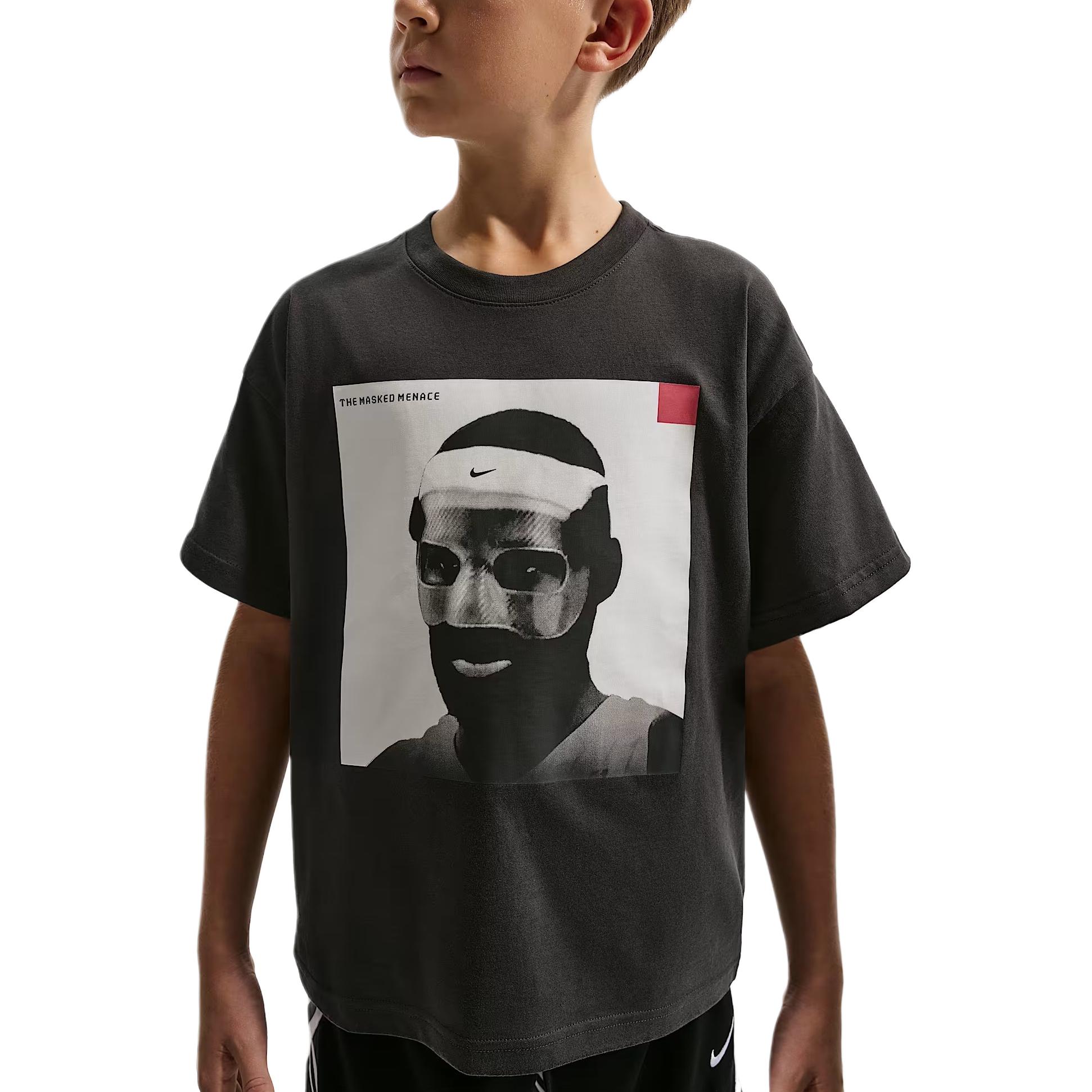 Nike T Shirt LeBron Masked Menace Kids  IQ0260-045 XL