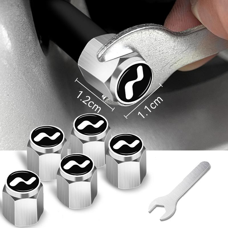 Bouchons de Valve de Pneu Métalliques Antivol Personnalisés