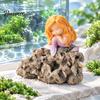 Decorative Statues for Birthday Sleeping Mermaid Figurine, Resin Cute Statue, Mini Ornament Desktop, Micro Landscape Accessories Aquarium Car
