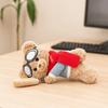 Cartoon Tissue Box Short Plush Bear Shape Multi-functional Storage Bag Car Paper Box  Office