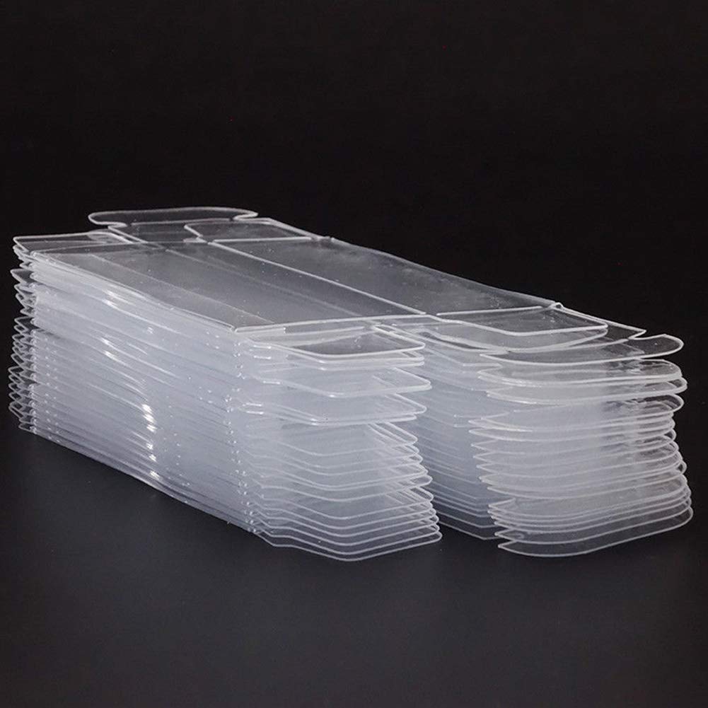 50/100pcs Protector Clear PVC Cases 1/64 Car  Toy  Dustproof Box Case Display Protection Box Case Display Box 50pcs прозрачный