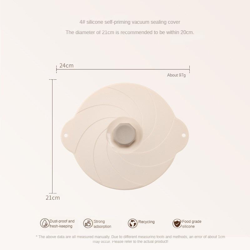 Silikon Saugdeckel Mikrowellen Hitzebeständige Abdeckung Wrap Schüssel Dosen Deckel Vakuumversiegelung Stretch Verschlussdeckel Kochgeschirr