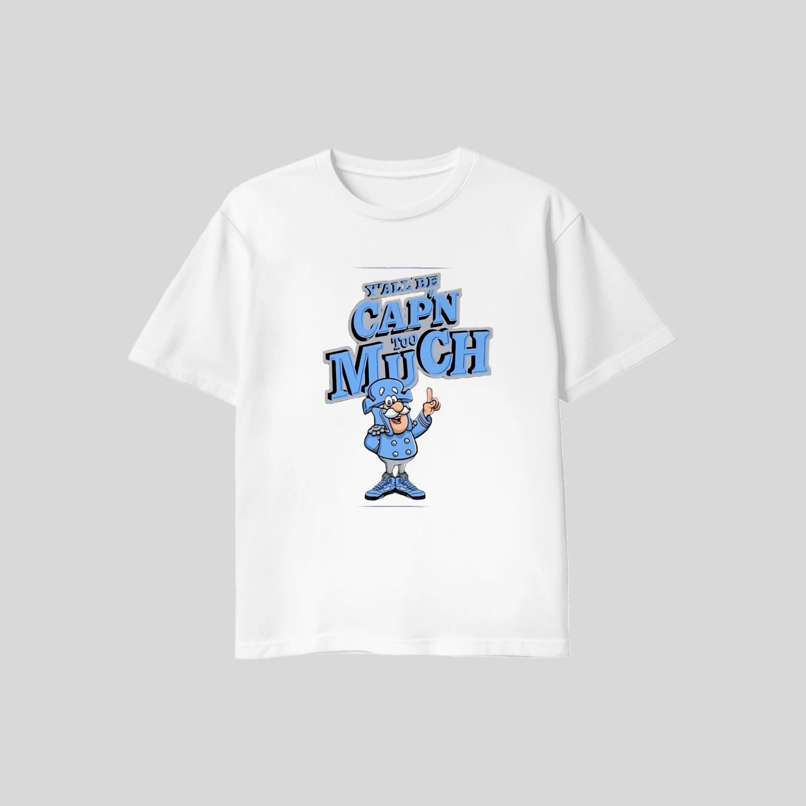 Unisex Adult Funny Graphic Captain Crch Cereal Meme Fny T Shirt XL ... XXL