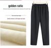 Women's Fleece-Lined Lamb Wool Pants for Petite and Plus Sizes - Loose, Thick, and Ideal for Outdoor Wear