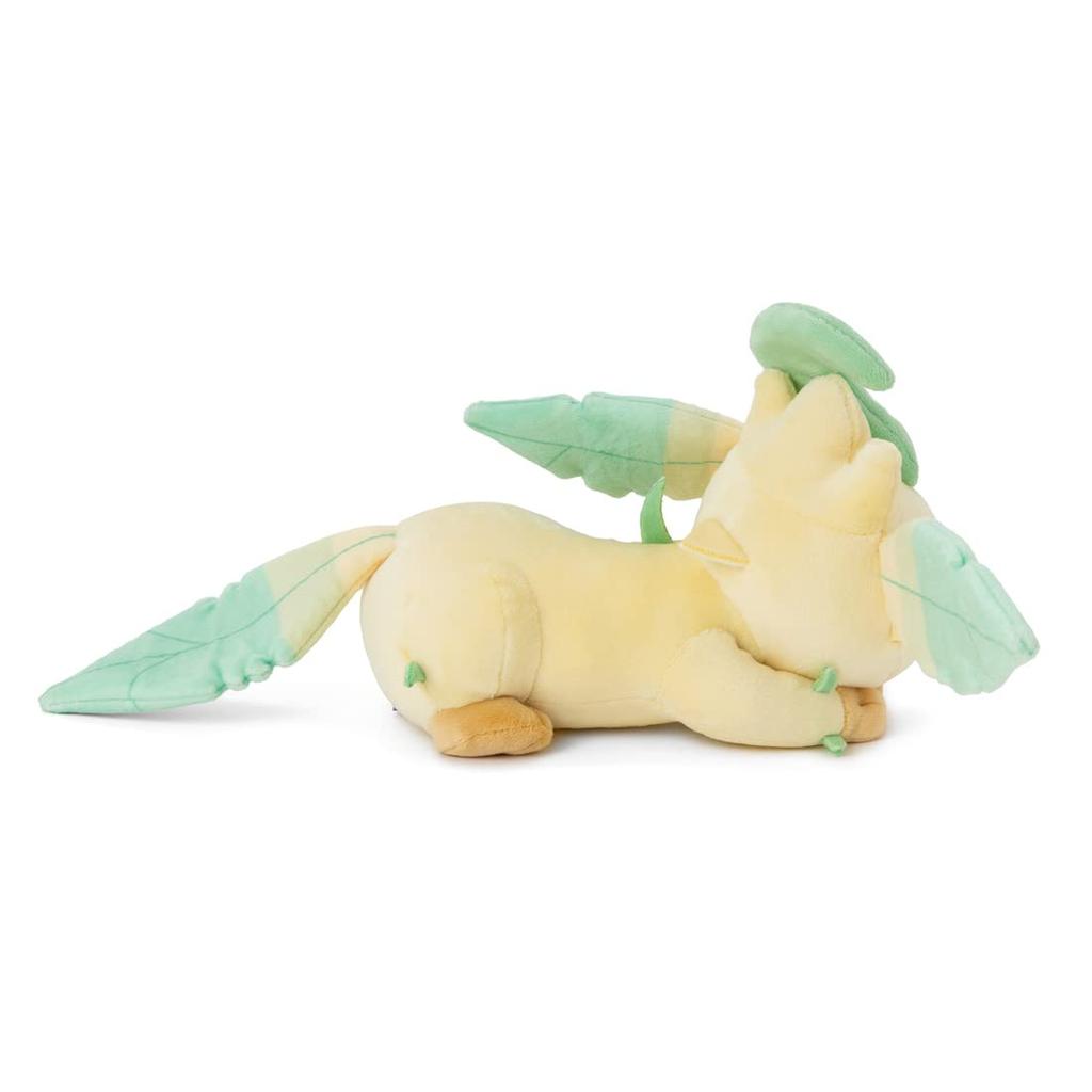 TAKARATOMY A.R.T.S. Pokemon Sleeping Friend Plush Toy S Leafeon Width approx. 36cm