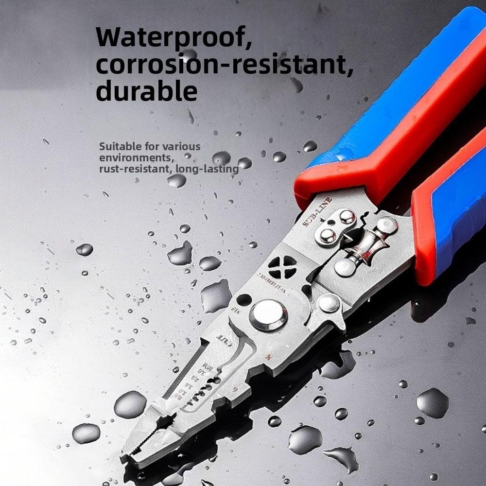 16-IN-1 Wire Stripper Foldable with Electricity Measurement Function Electrician Pliers Wire Stripping Pliers Electrician Tools
