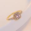 Zhenrong European American Fashion Engagement Rings for Women - Eight Hearts Eight Arrows Cubic Zirconia Jewelry.