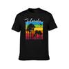 Florida Tropical Palm Trees Vacation Souvenir T-Shirt man t shirts cotton T-Shirt