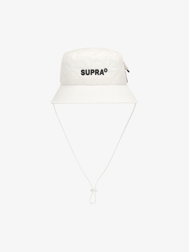 SUPRA Outdoor Quilted Pocket Point Bucket Hat (Cream)